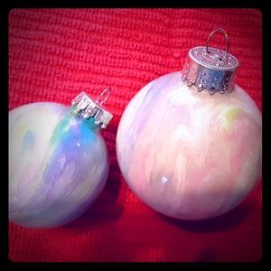 Handpainted ornaments!